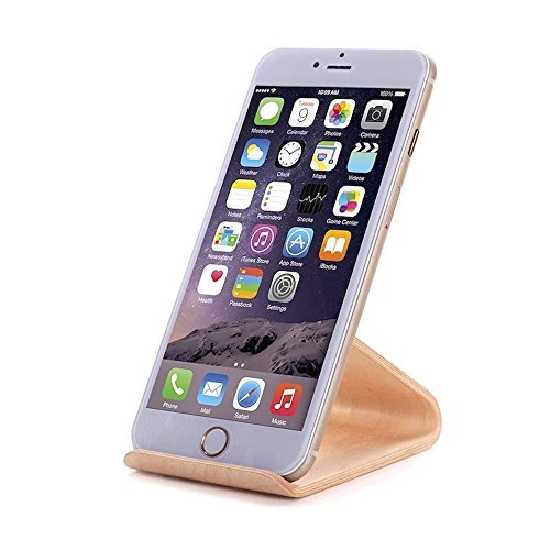 Timber Dark Wood Desk Stand Holder table Stand for iPhone 6S Plus iPhone 6S 4.7" 5.5" 5S 5C 4S Samsung S7 Edge,S6 S6 Edge ,S5,Note 5 Smartphone Wooden Stand