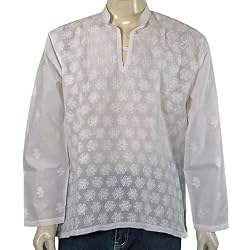 Mens Cotton Short Kurta India Chest 44 inches (gck214)
