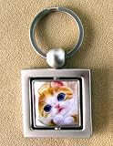 キーチェーン★ミーゴ★Henry Cats & Friends 猫好きさん必見！ネコちゃんがクルクル回る♪の画像