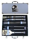 Pittsburgh Steelers BBQ Grill Set & Case 8 Piece