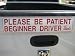 Reflective Student Driver Magnetic Car Sign