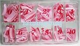 Nail Tips Pink 550 Pcs/Box.