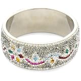 Chamak by priya kakkar Crystal Bangle With Flo