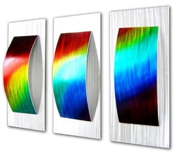 Amazon.com - Rainbow Wall Decor 'Paradox' - 40x24 in. - Unique ...