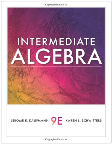 Intermediate Algebra (Available 2011 Titles Enhanced Web Assign)