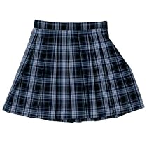 60プリーツチェックミニスカート ネイビータータンチェック