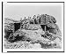 Historic Print (L): On the high Rhine. A well organized trench observation post situa...