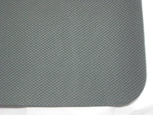 TPE Yoga Mat 24" W ×68" L X 1/4" Thick 2 Tones Colors Blue/dark Grey