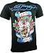 Ed Hardy Strass Herren Shirt -Gamble- GrS