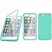 LUNIWEI For iPhone 6S Touch Screen Flip Phone Case Sets (Green)