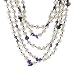 Freshwater Pearl Necklace with Gemstones