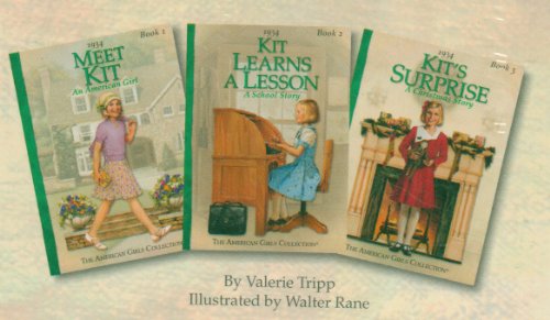Kit, An American Girl 1934: 3 book set in slipcase: Set of 3 Books: Meet Kit, Kit Learns a Lesson, Kit's Surprise: The American Girl Collection written by Valerie Tripp, Illustrated by Walter Rane (Ages 7 and Up) - Paperback - First Edition 2000 (3 Paperback Books In Slipcase)