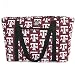 Texas A&M University Logo Deluxe Tote Bag with COTTON FABRIC Surface and WATERPROOF LINING