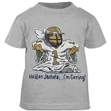 Georgia Tech Yellow Jackets Ash Infant Hold On T-shirt