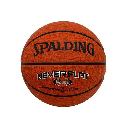 Childrens Toyshop  Sporting Goods : Spalding Never Flat Outdoor Official Size Basketball