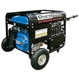 DuroMax XP10000E 10,000 Watt 16 HP OHV 4-Cycle Gas Powered Portable Generator With Wheel Kit And Electric Start