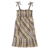 Girls' Zoey Plaid Dress - Yellow