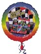 Racing Happy Birthday 18" Mylar Balloon