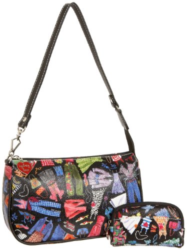 Sydney Love New Wardrobe Travel Aid Bag/Card Case,Black Multi,one size