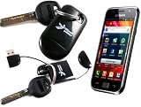 from UltimateAddons UltimateAddons Sync and Charge Data USB Keyring Cable for Samsung Galaxy S Plus