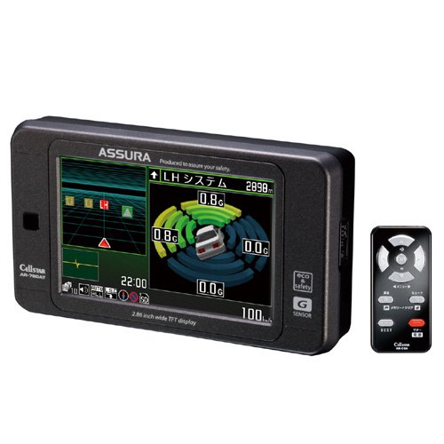 セルスター(CELLSTAR) GPSアンテナ内蔵 Gセンサー搭載 コンパクトワンボディタイプ探知機 AR-750AT