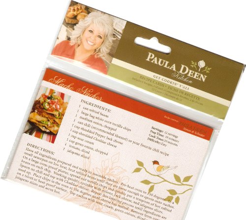 Paula Deen Kitchen Get Cookin Y'all Recipe Cards Recipes Included By Paula Deen
