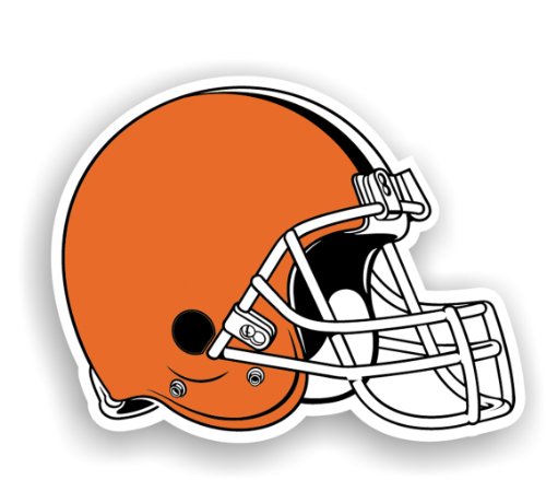 NFL Cleveland Browns 12-Inch Vinyl Helmet Magnet