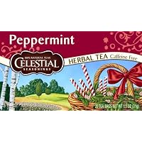 Celestial Seasonings Herb Tea, Peppermint, 20-Count Tea Bags (Pack of 6)