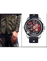 Sports Women Watch Multiple Time Zone Show Time Digital Watch Fashion Wrist Military Watch Mens