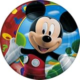 Mickey's Clubhouse Dinner Plates, 8-Count Packages (Pack of 6)