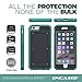 Encased Ballistic SHIELD Armor Case with Belt Clip for Apple iPhone 6 - Teal / Black