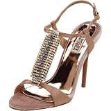 Badgley Mischka Platinum Womens Java T-Strap Sandal