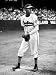 Baseball Player Satchel Paige Looking Towards First Base, Ready to Pitch the Ball Pre...