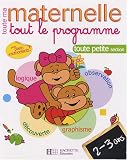 Tout le programme toute petite section : 2-3 ans