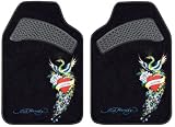 Ed Hardy Peacock Design Car Truck SUV Front Seat Carpet Floor Mats