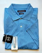 HATHAWAY CoolMax Jacquard Mesh Golf Polo Shirt