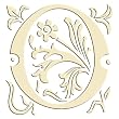 Set of 6 Monogram Embroidered Guest Towel - O Set of 6 Monogram Embroidered Guest Towel - O