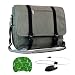 Canvas Lightweight Laptop Messenger Bag for ASUS N53SV-(Compatible with All Models) 15.6-Inch Versatile Entertainment Laptop + Naztech USB Mini Mouse with Retractable Cord for Laptop and Desktop + Bestpricecenter Mouse Pad
