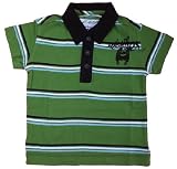 Quiksilver Infants' Green Stripe Steady Collard Shirt 12M, 24M