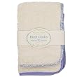 Bumkins Organic Cotton Burp Cloth 2-Pack - Periwinkle