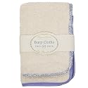 Bumkins Organic Cotton Burp Cloth 2-Pack - Periwinkle