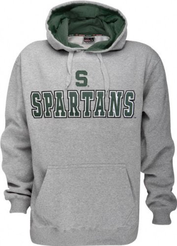 Buy Michigan State Spartans Automatic Fleece Grey Hooded Sweatshirt