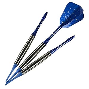 Cuesoul Tungsten Soft Tip Darts - Precise Barrels 16.03 Grams 85% Tungsten