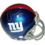 Osi Umenyiora Autographed/Hand Signed New York Giants Mini Helmet
