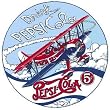Pepsi-Cola Stearman Airplane Porcelain Magnet