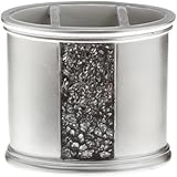 Popular Bath "Sinatra Silver" Tooth Brush Holder