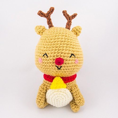 Reindeer Crochet Christmas Ornament