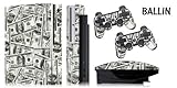 Protective skins for FAT Playstation 3 System Console, PS3 Controller skin included - BIG BALLIN