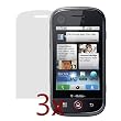 3 Pack of Premium Reusable LCD Screen Protectors for Motorola CLIQ MB200 / Motorola Morrison / Motorola DEXT MB200