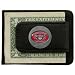 Washington Nationals Black Leather Card Holder & Money Clip